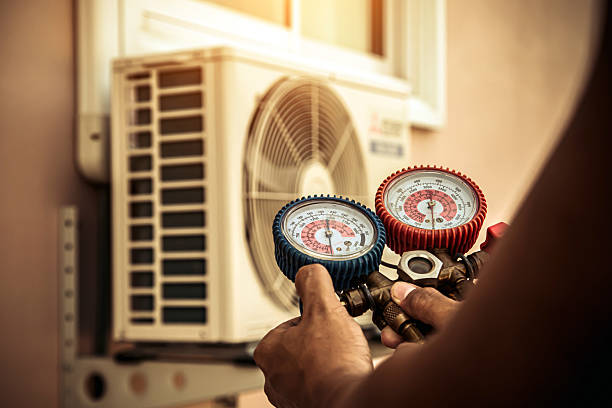 Professional Ac Installation technician working in Lake Placid, NY